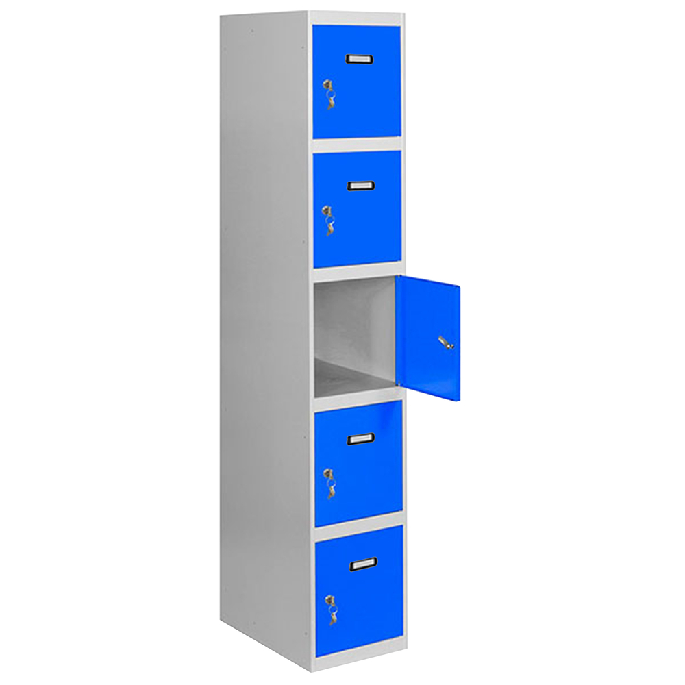Vestiaire métallique 1800x400x500 - Gris/Bleu - SIMON RACK - 8425437067518