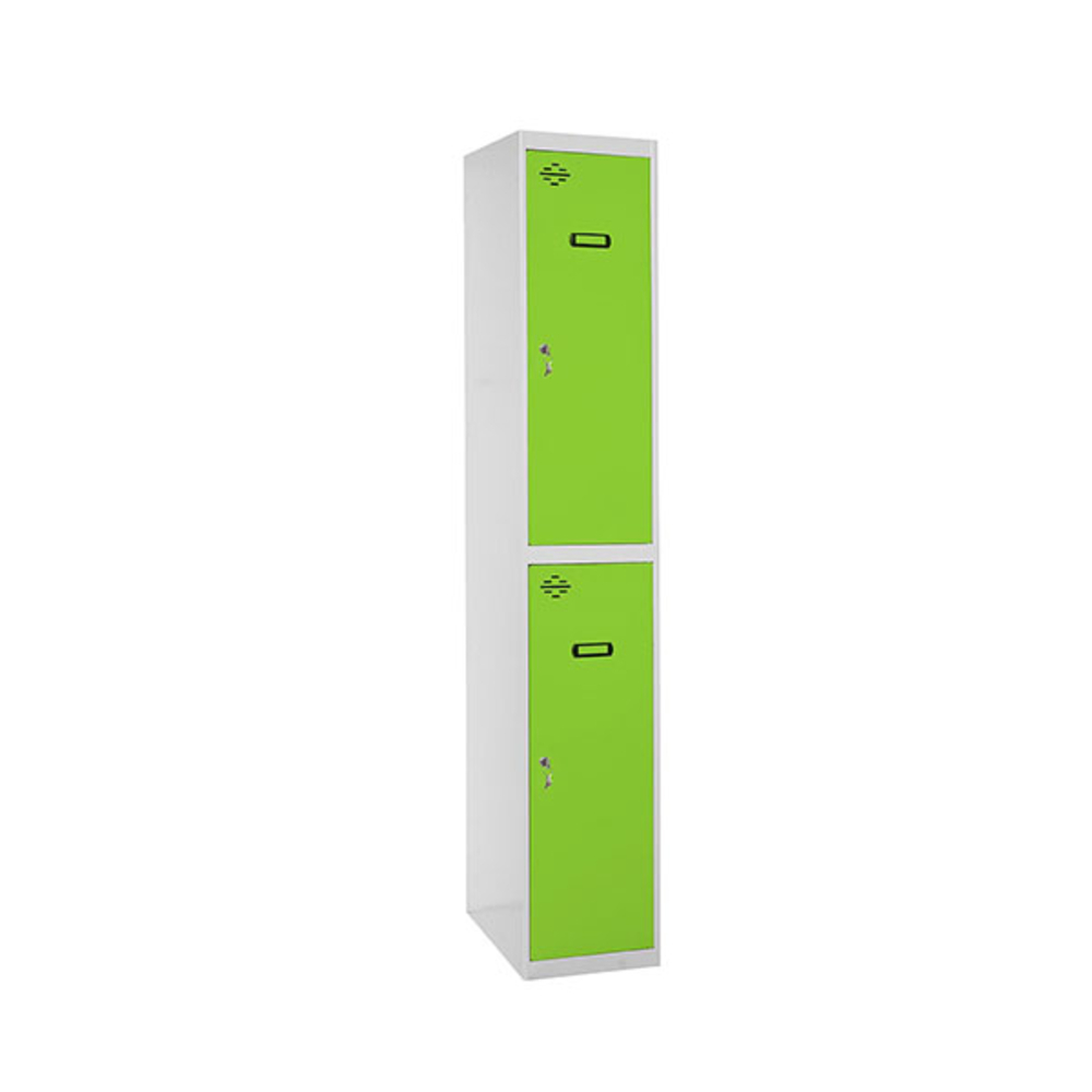 Vestiaire métallique 1800x300x500 - Gris/Vert - SIMON RACK - 8425437068621