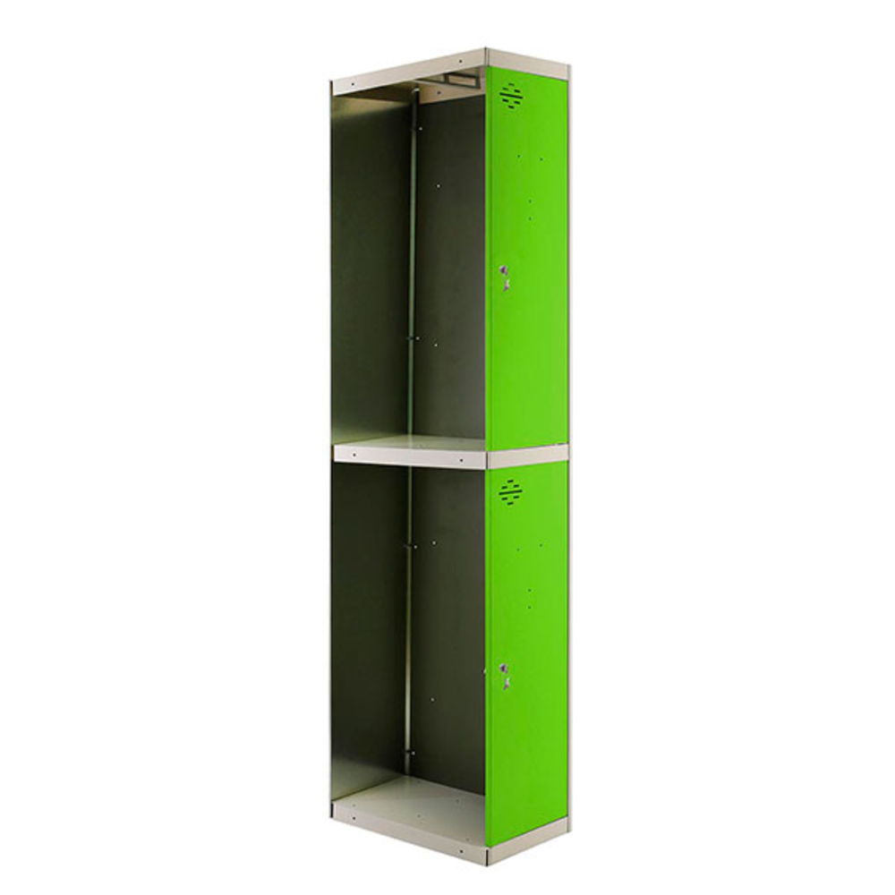 Vestiaire métallique 1800x300x500 - Gris/Vert - SIMON RACK - 8425437068638