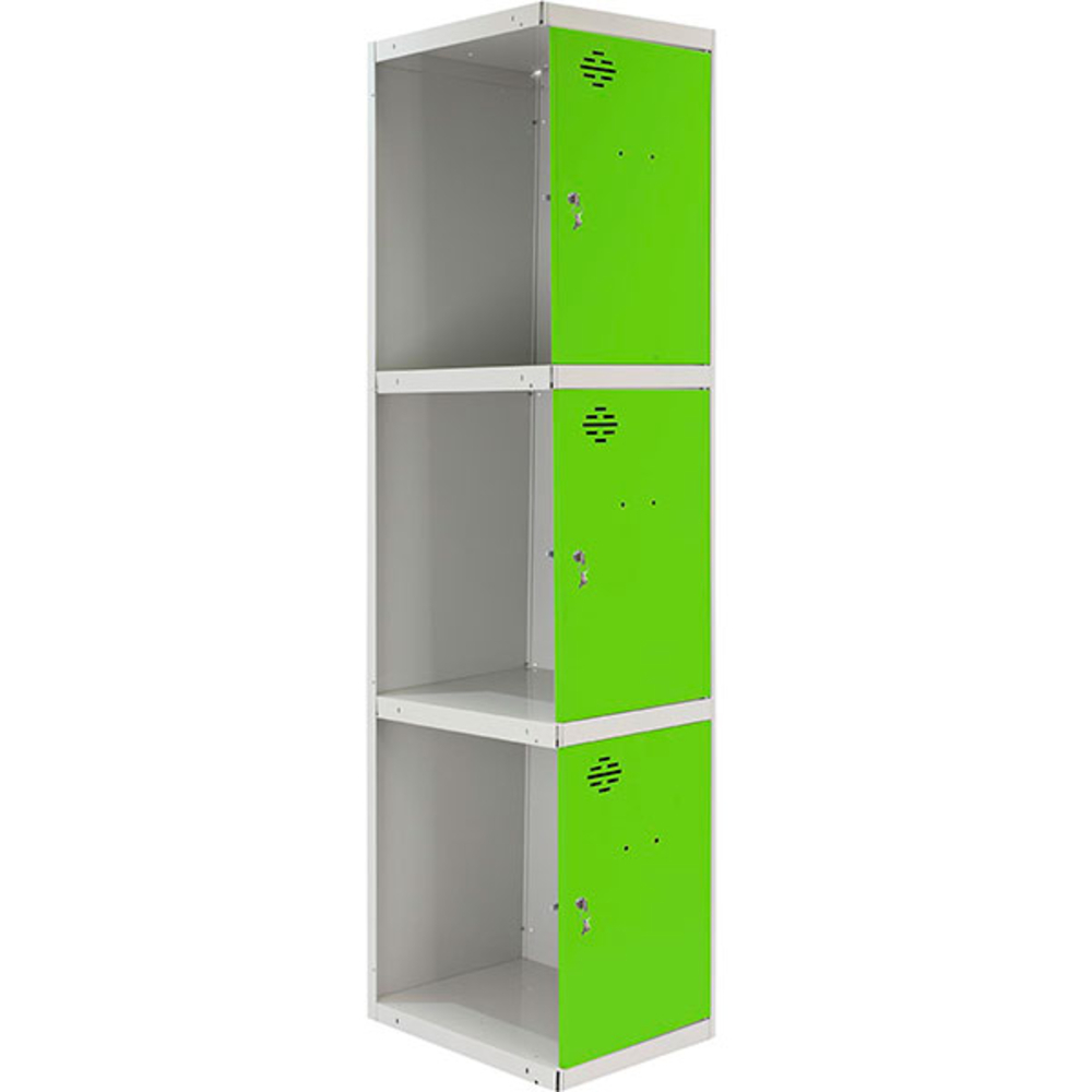 Vestiaire métallique 1800x400x500 - Gris/Vert - SIMON RACK - 8425437068904