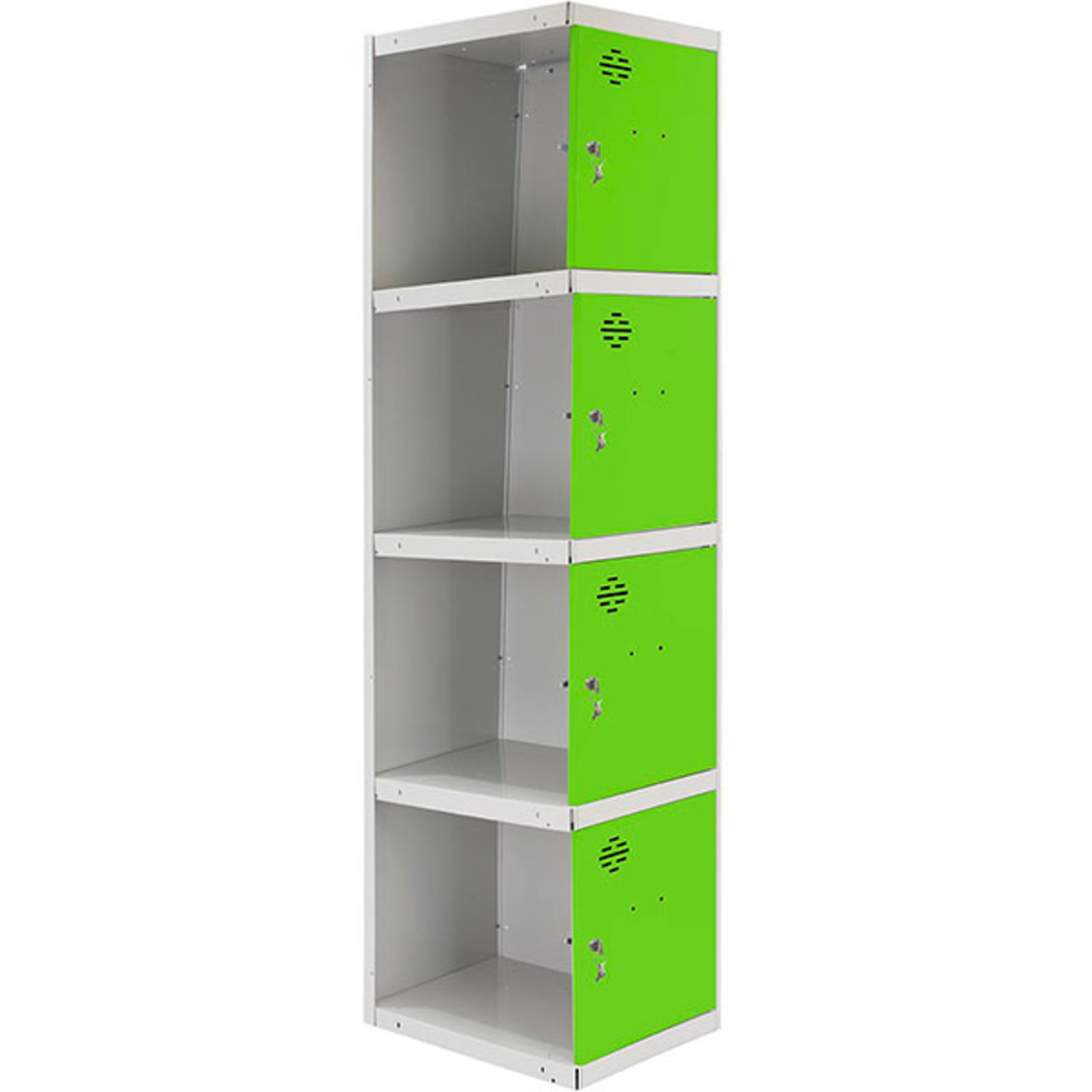 Vestiaire métallique 1800x300x500 - Gris/Vert - SIMON RACK - 8425437068928