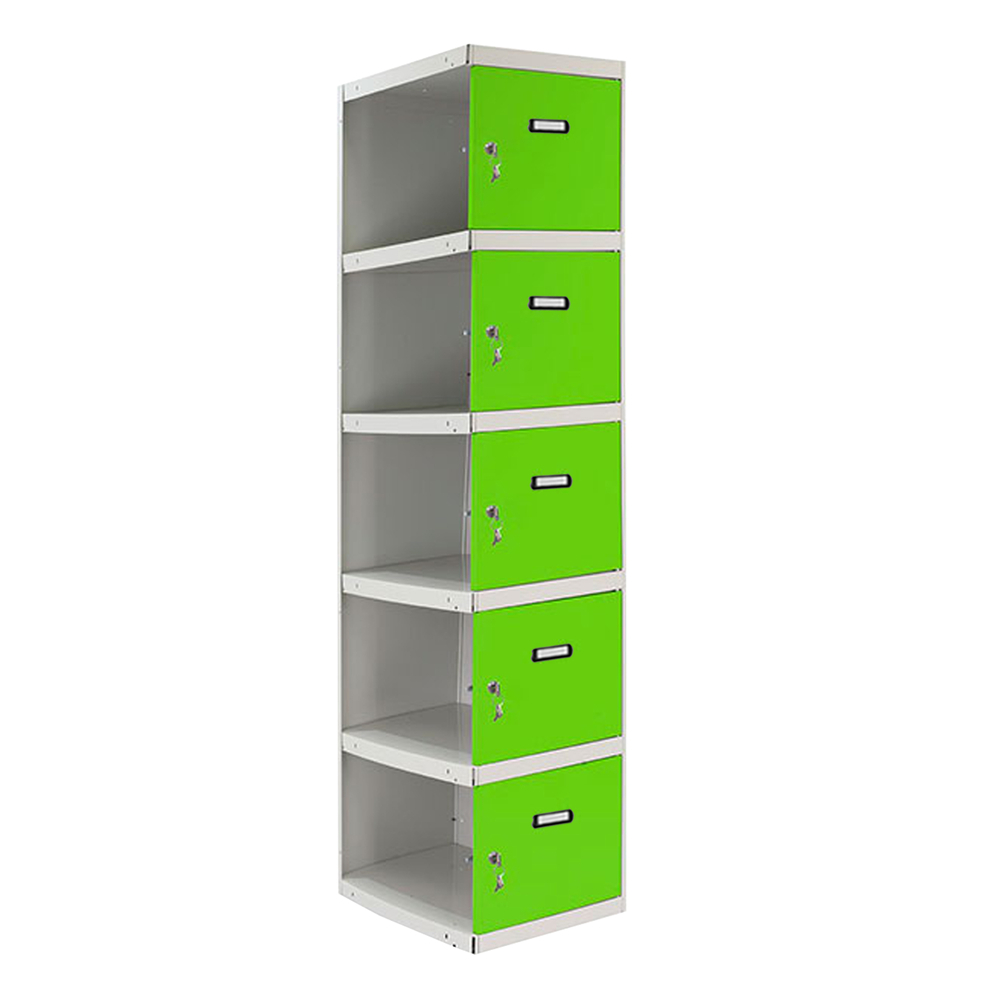 Vestiaire métallique 1800x300x500 - Gris/Vert - SIMON RACK - 8425437068966