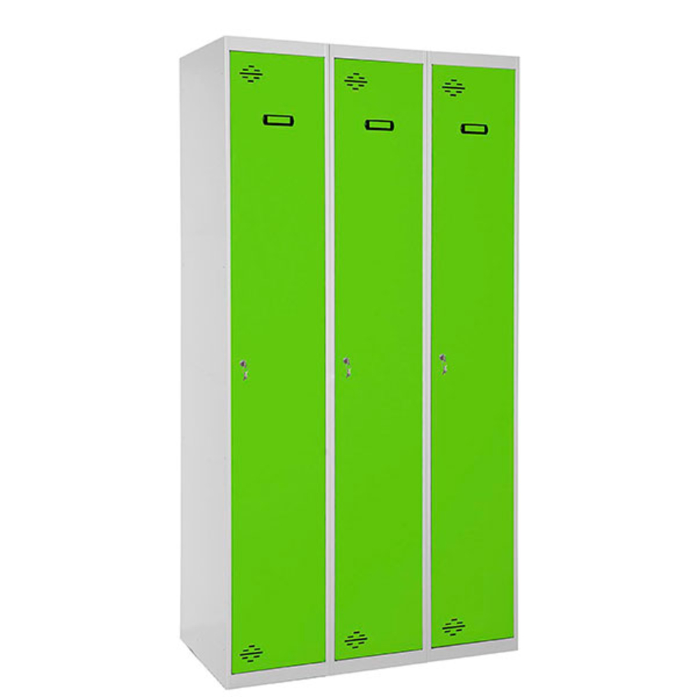 Vestiaire métallique monté 1800x1200x500 - 1 niveau Vert - SIMON RACK - 8425437069017