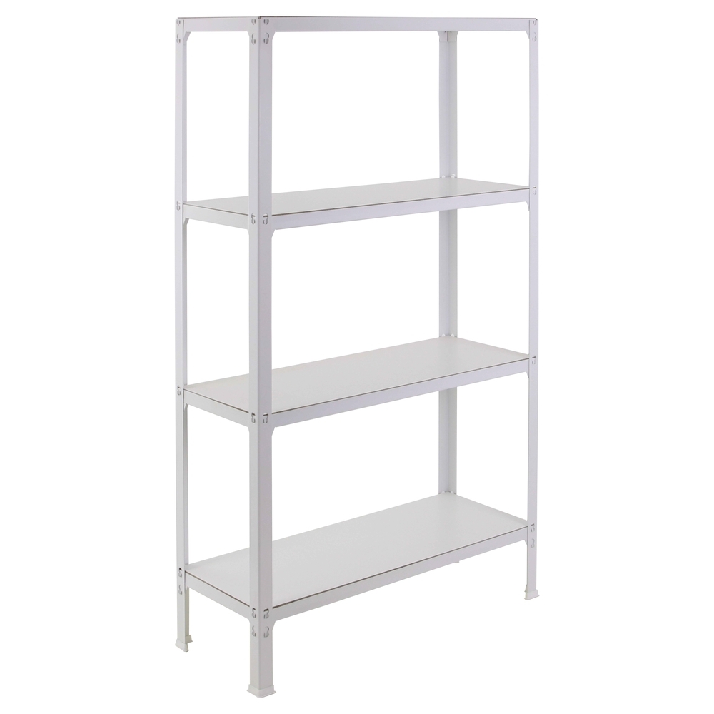 Rayonnage intérieur 1600x800x300 - 4 niveaux Blanc - SIMON RACK - 8425437069994