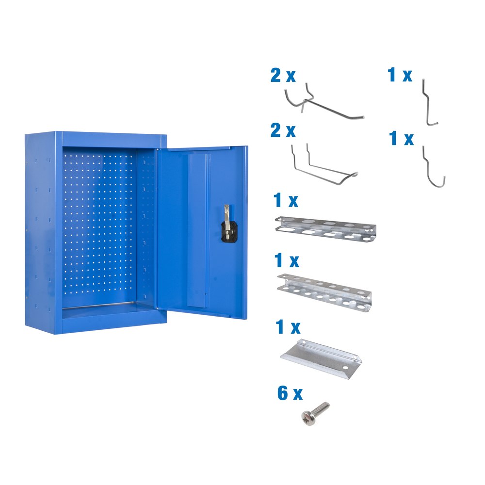 Armoire de rangement - 650x900x275 - Bleu - SIMON RACK - 8425437072192