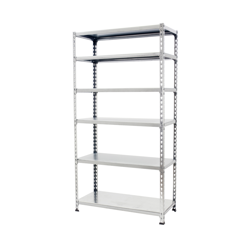 Rayonnage métallique léger sans vis 2500x1200x300 - 6 niveaux Galvanisé - SIMON RACK - 8425437077050