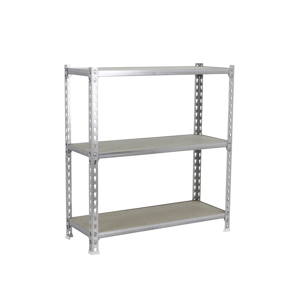Rayonnage bois-métal léger sans vis 900x1200x300 - 3 niveaux Bois - SIMON RACK - 8425437077197