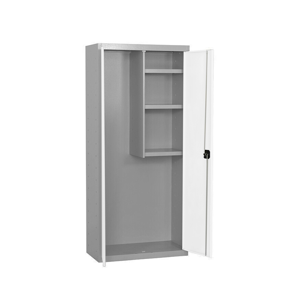 Vestiaire métallique monté 1800x600x400 - Gris/Bleu - SIMON RACK - 8425437079320