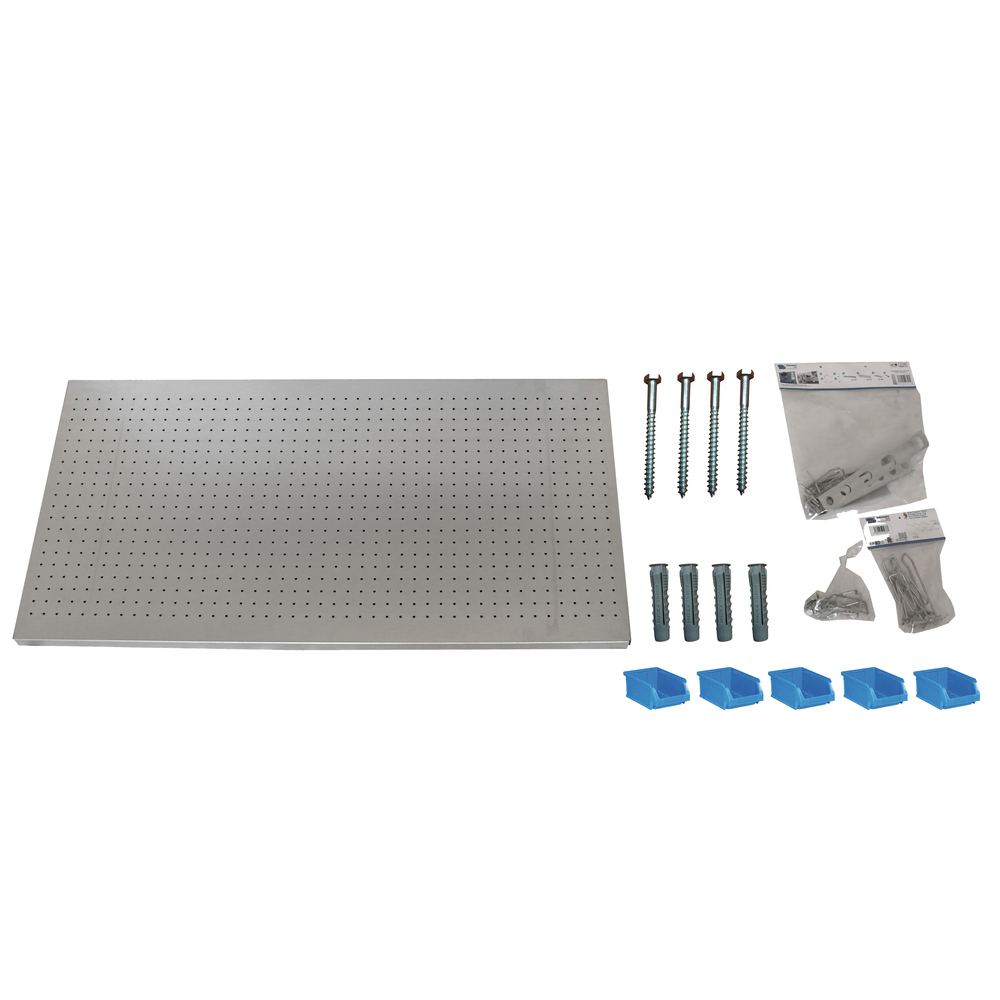 Panneau perforé pour rangement  - 600x1500x35 -  Gris - SIMON RACK - 8425437082443