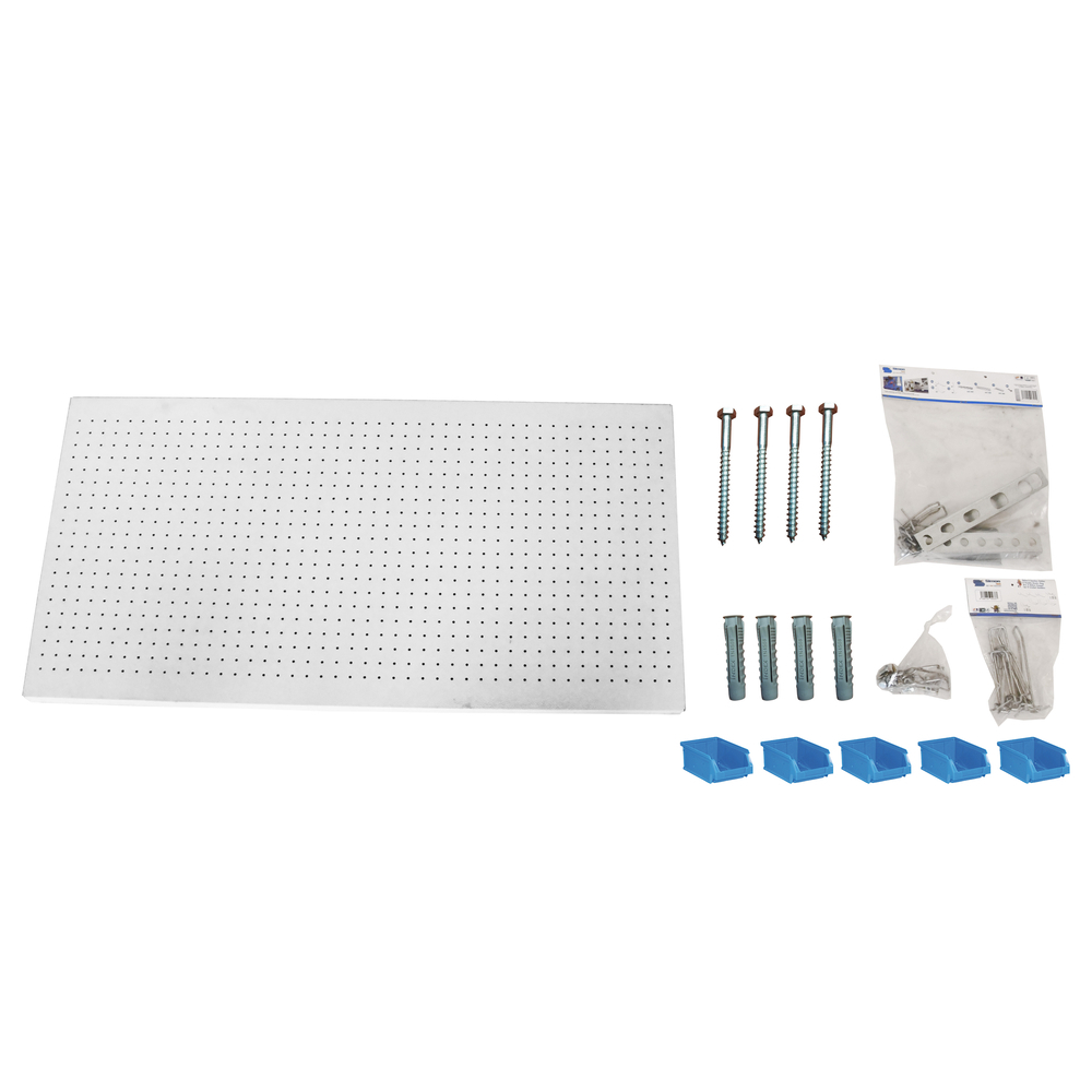 Panneau perforé pour rangement  - 600x1500x35 -  Blanc - SIMON RACK - 8425437082580