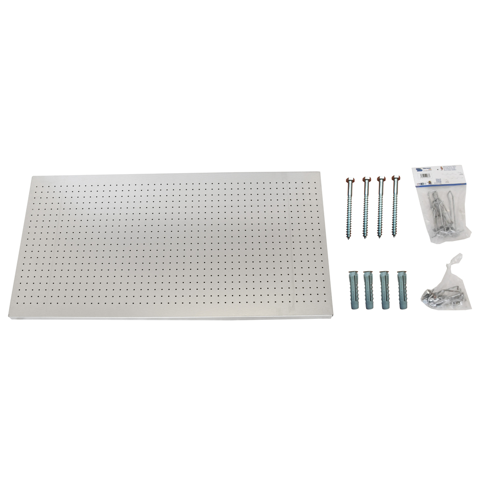 Panneau perforé pour rangement  - 400x1200x35 -  Galvanisé - SIMON RACK - 8425437082634