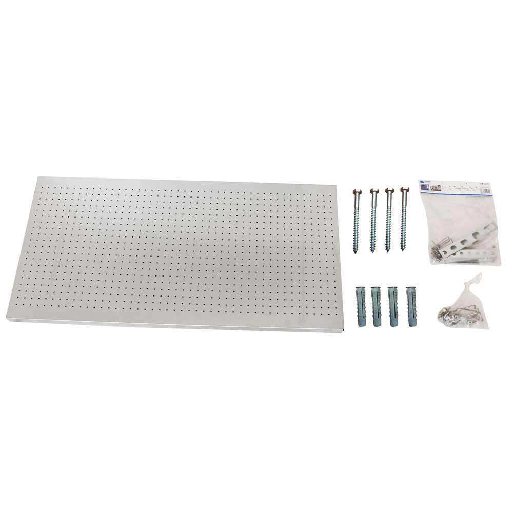 Panneau perforé pour rangement  - 400x1500x35 -  Galvanisé - SIMON RACK - 8425437082696