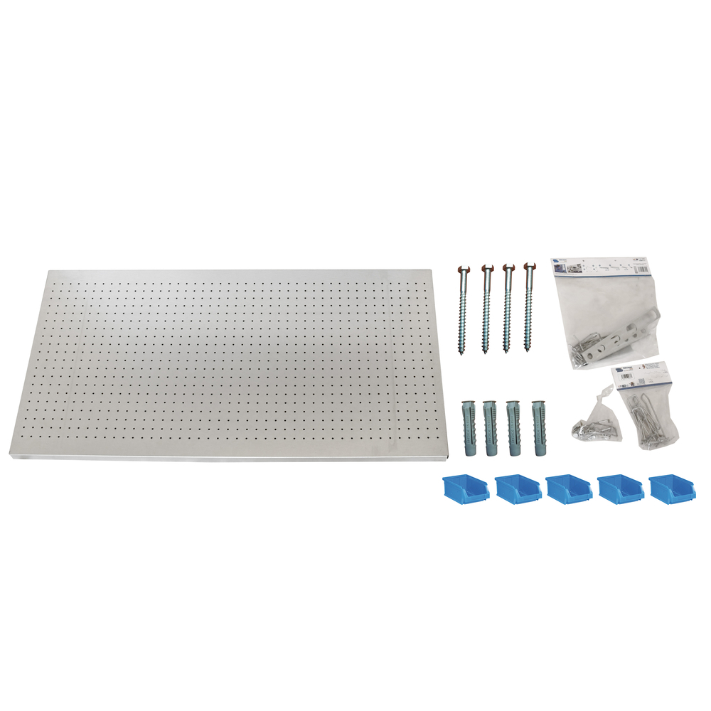 Panneau perforé pour rangement  - 600x1500x35 -  Galvanisé - SIMON RACK - 8425437082726