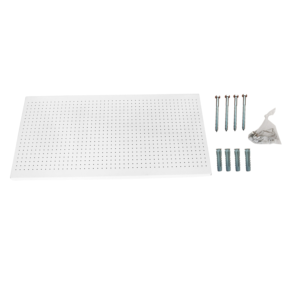 Panneau perforé pour rangement  - 600x1500x35 -  Blanc - SIMON RACK - 8425437082788