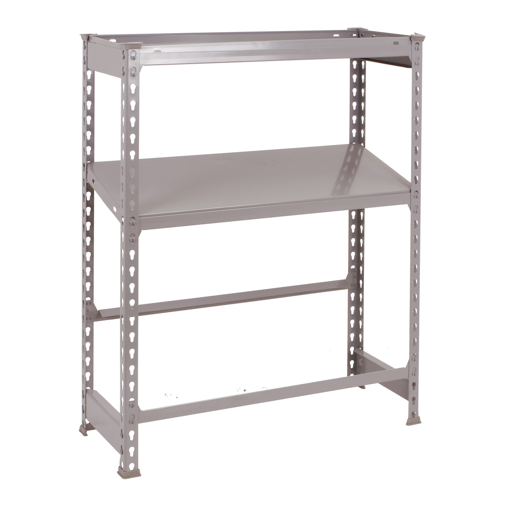 Rayonnage léger tri de bouteille sans vis 1000x800x300 - 3 niveaux Gris - SIMON RACK - 8425437087752