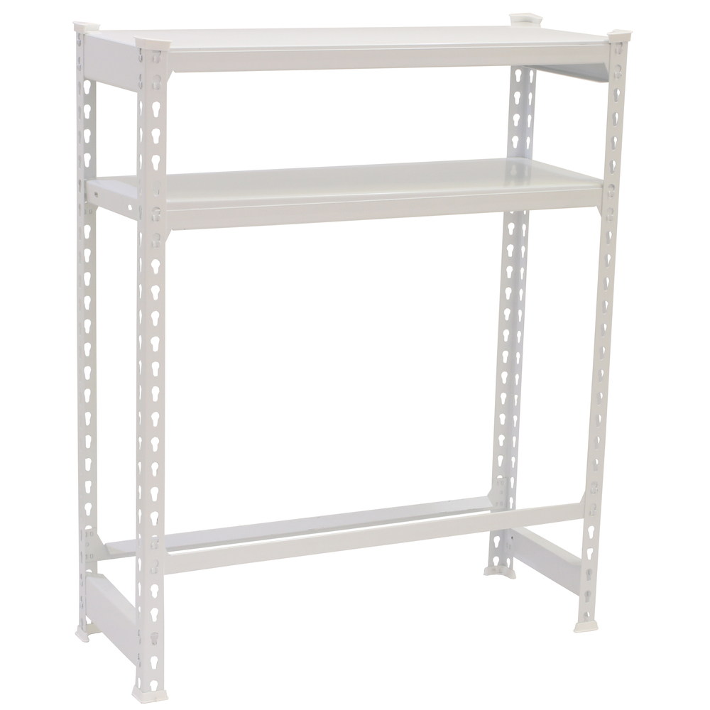 Rayonnage léger tri de bouteille sans vis 1000x800x300 - 3 niveaux Blanc - SIMON RACK - 8425437087776