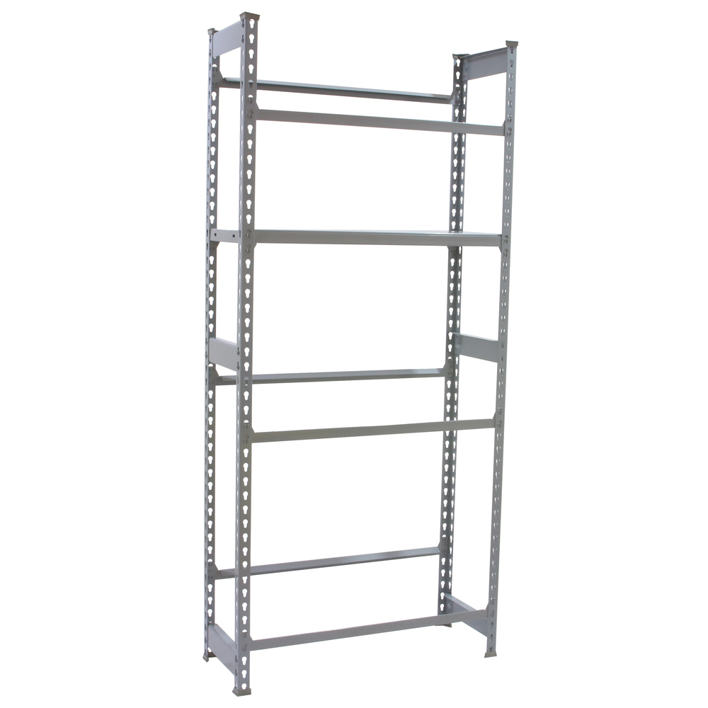 Rayonnage léger tri de bouteille sans vis 1000x800x300 - 4 niveaux Gris - SIMON RACK - 8425437087790