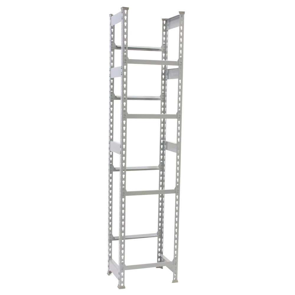 Rayonnage léger tri de bouteille sans vis 2000x400x300 - 4 niveaux Gris - SIMON RACK - 8425437087837