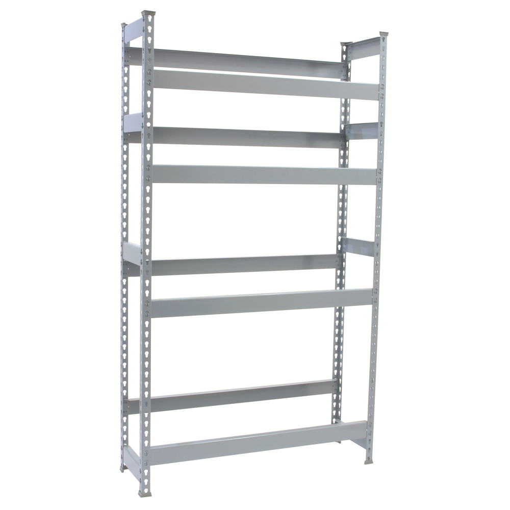 Rayonnage léger tri de bouteille sans vis 2000x1000x300 - 4 niveaux Gris - SIMON RACK - 8425437087851