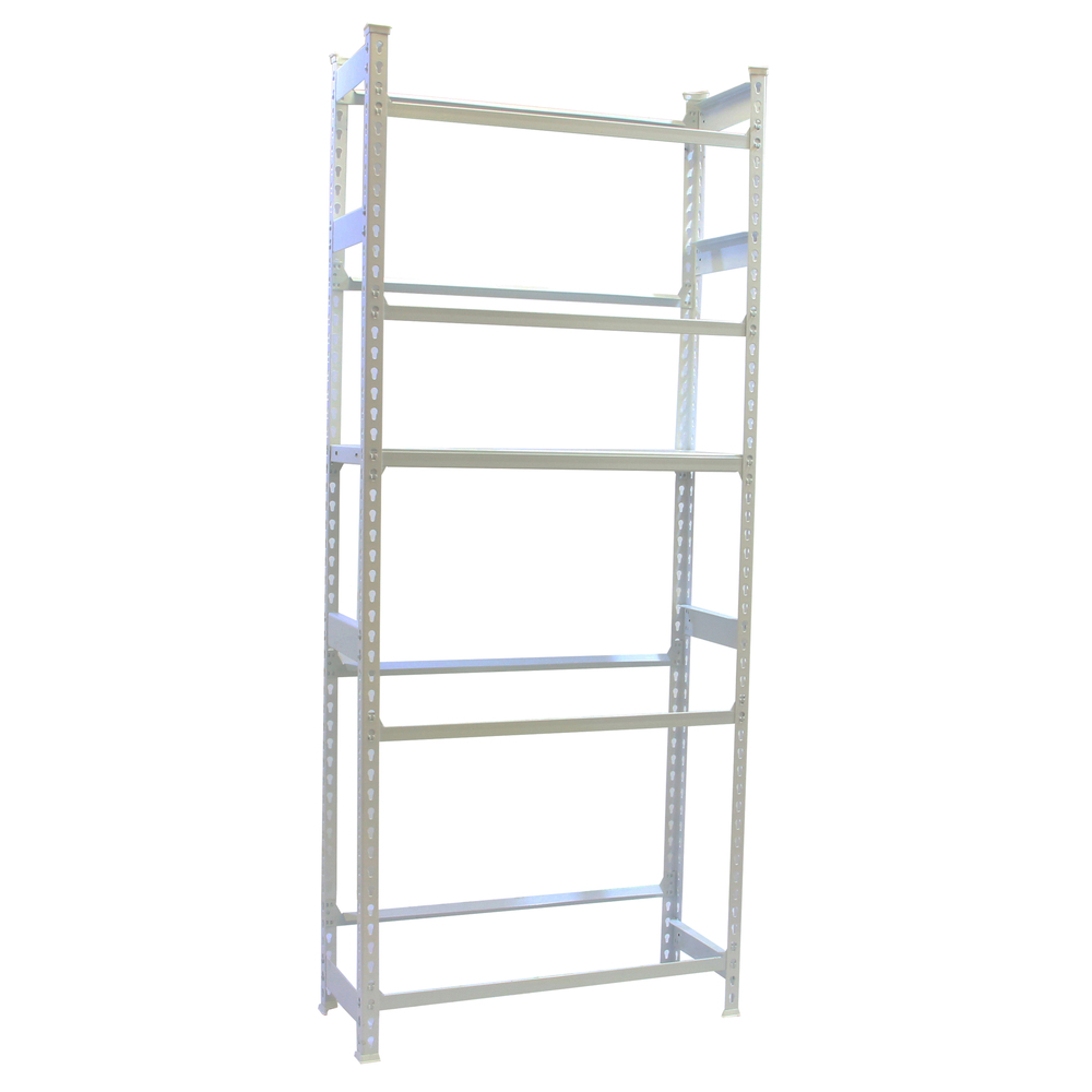 Rayonnage léger tri de bouteille sans vis 2000x800x300 - 5 niveaux Blanc - SIMON RACK - 8425437087912