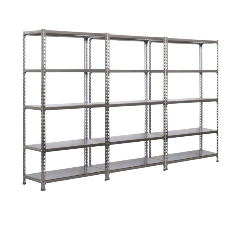 Rayonnage métallique léger sans vis 2000x1000x400 - 15 niveaux Galvanisé - SIMON RACK - 8425437088582