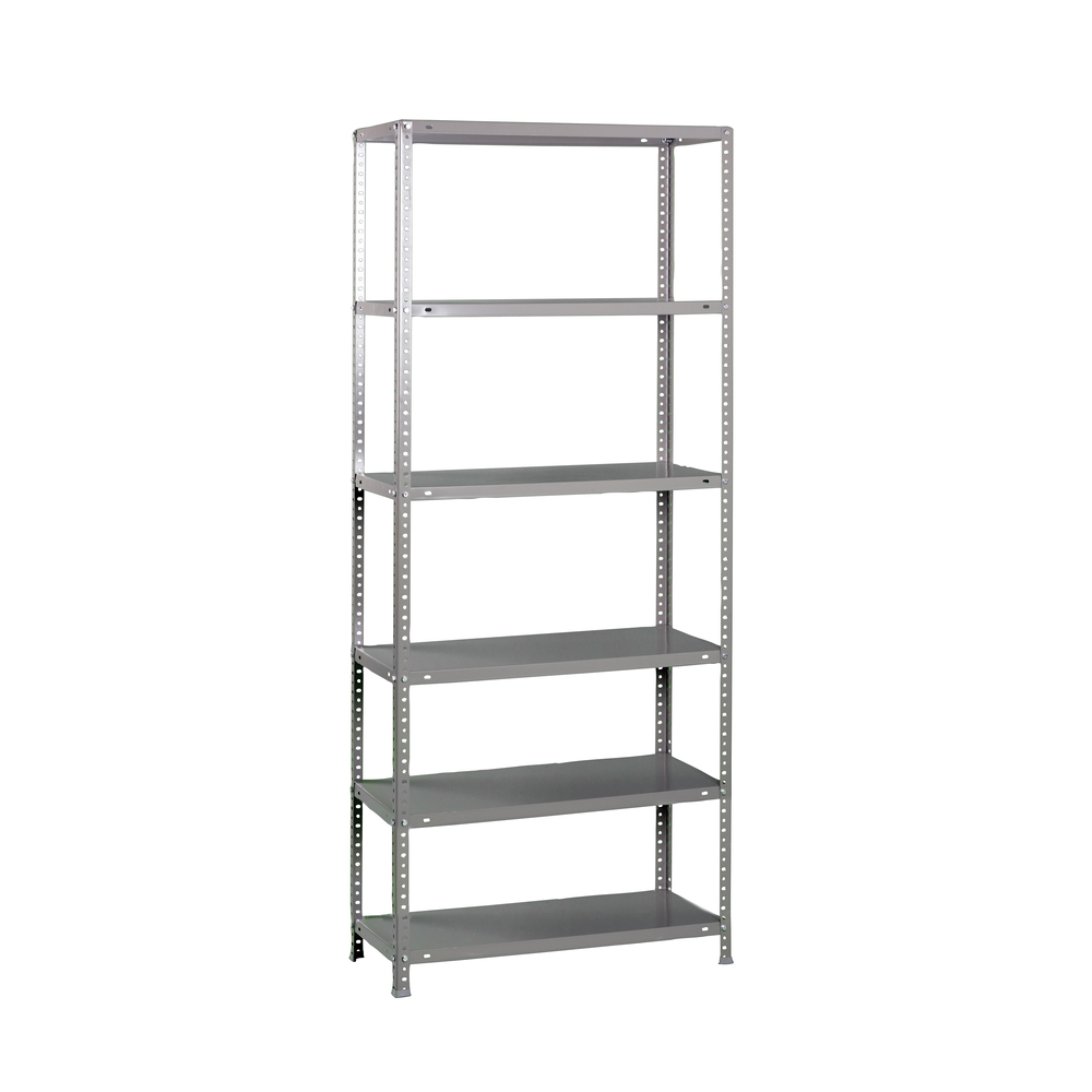 Rayonnage métallique léger à vis 2000x800x500 - 6 niveaux Galvanisé - SIMON RACK - 8425437091346