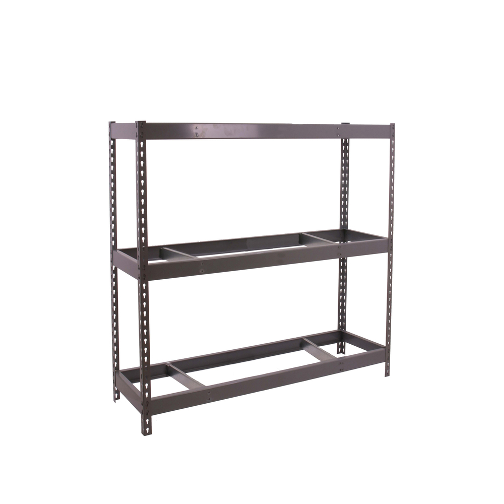 Étagère charge moyenne 500 à 600kg - 2000x2400x750 - 3 niveaux Gris - SIMON RACK - 8425437092046
