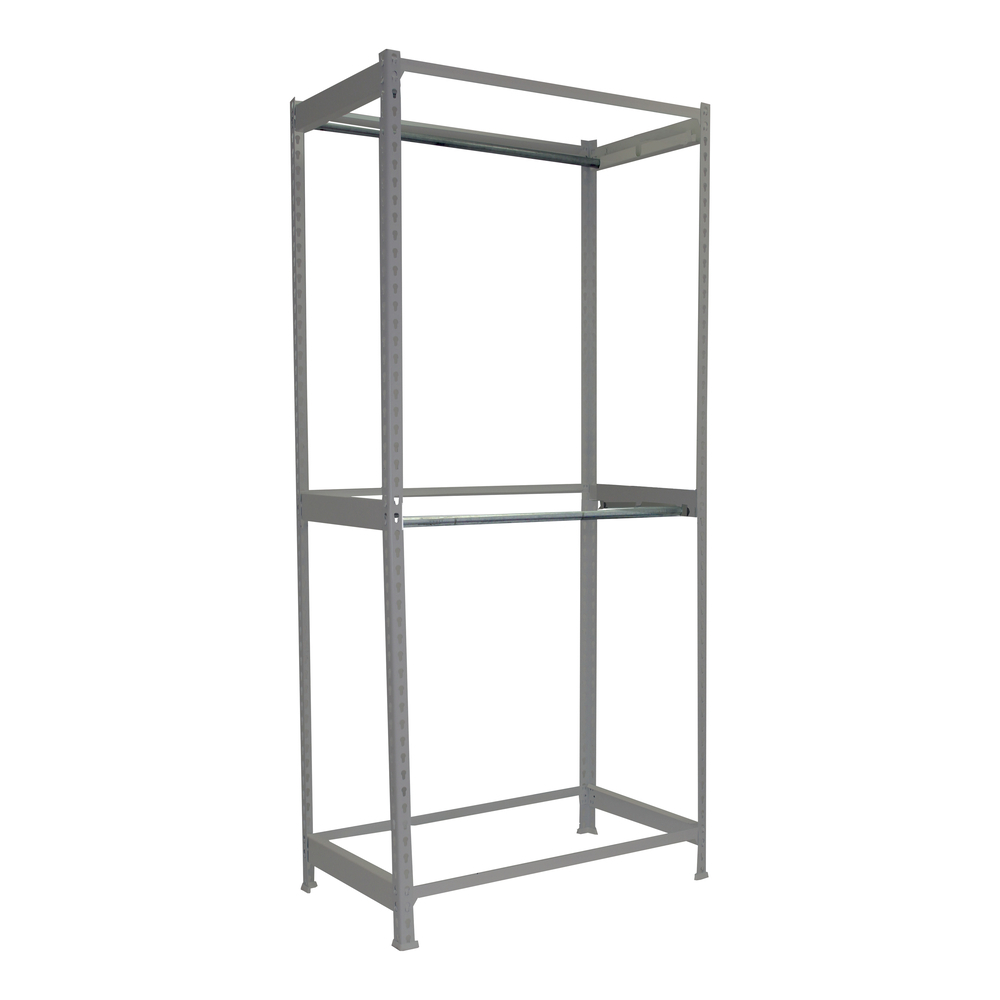 Rayonnage pour vêtements 1500x1200x750 - 3 niveaux Gris - SIMON RACK - 8425437092848