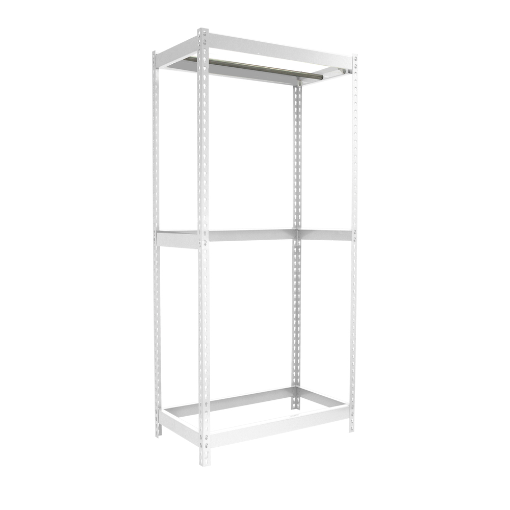Rayonnage pour vêtements 1500x1500x600 - 1 niveau Blanc - SIMON RACK - 8425437093098