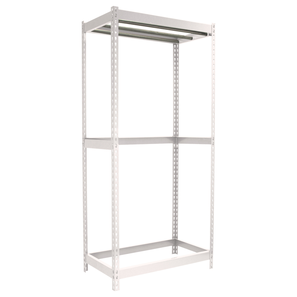 Rayonnage pour vêtements 3000x1500x600 - 1 niveau Blanc - SIMON RACK - 8425437093180