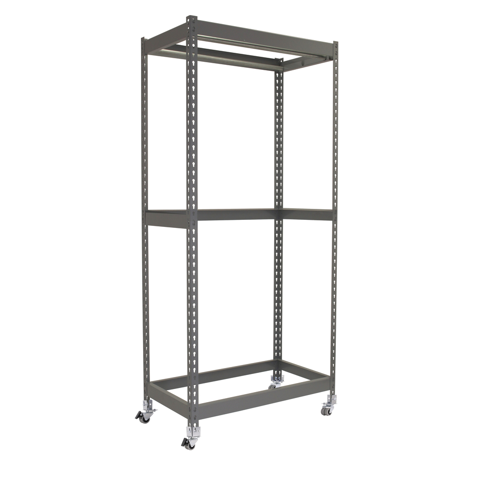 Rayonnage pour vêtements 2075x900x600 - 1 niveau Gris - SIMON RACK - 8425437093418