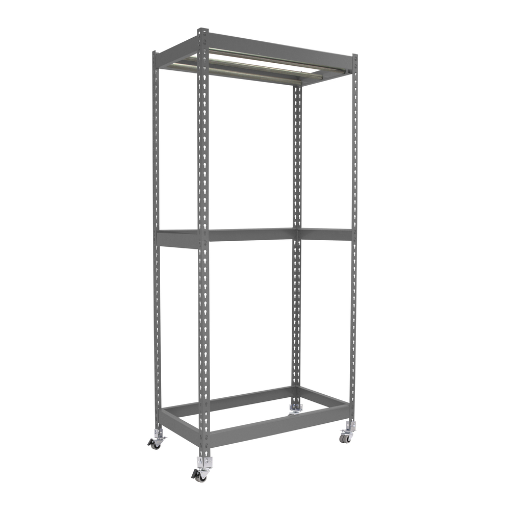 Rayonnage pour vêtements 3075x900x600 - 1 niveau Gris - SIMON RACK - 8425437093456