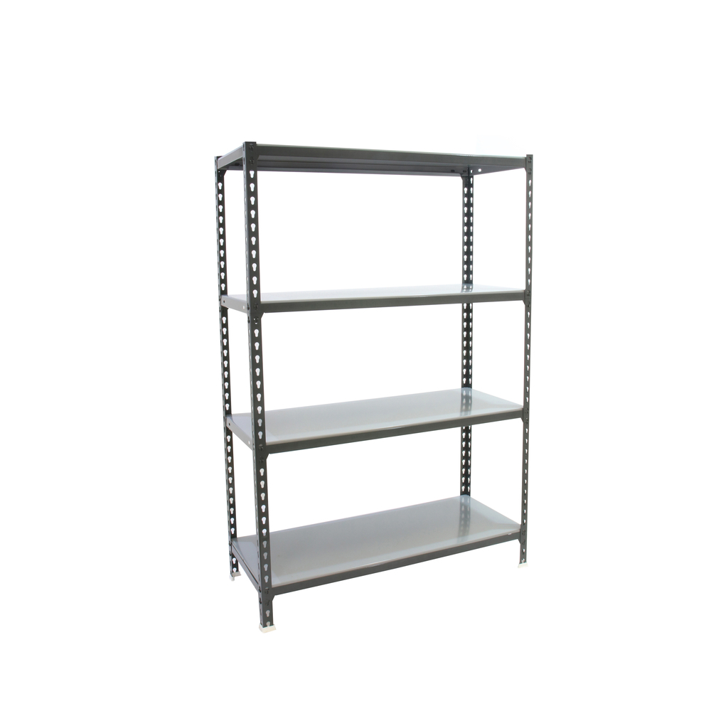 Rayonnage métallique léger sans vis 1500x800x300 - 4 niveaux Anthracite - SIMON RACK - 8425437097515