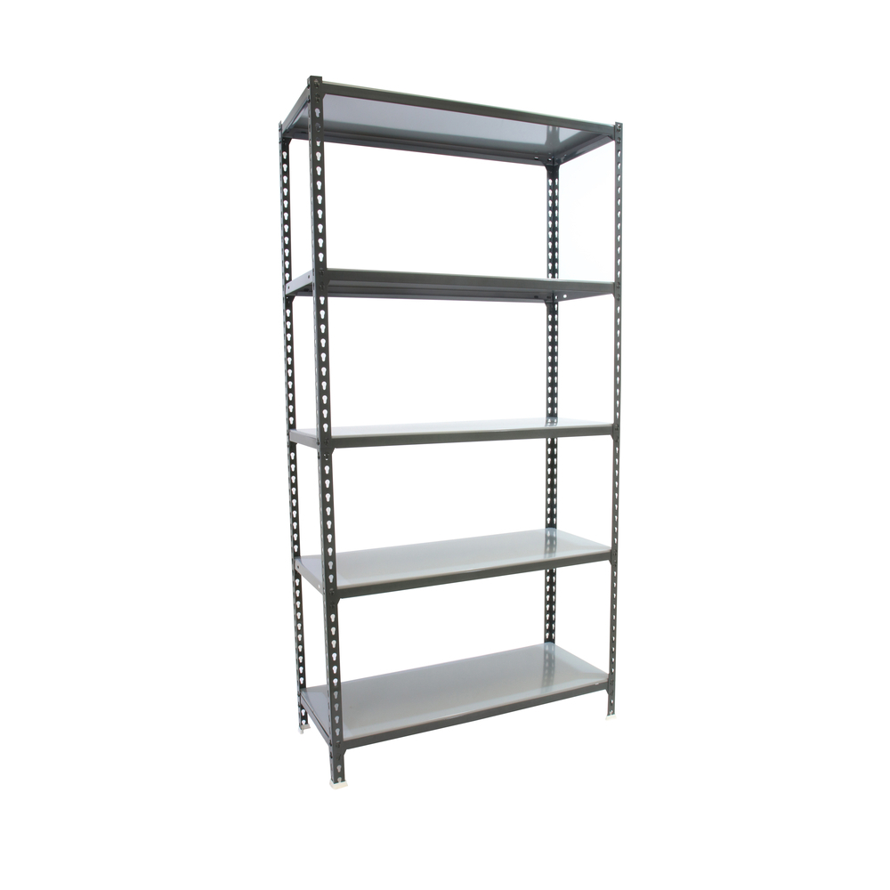 Rayonnage métallique léger sans vis 2000x1000x500 - 5 niveaux Anthracite - SIMON RACK - 8425437098147