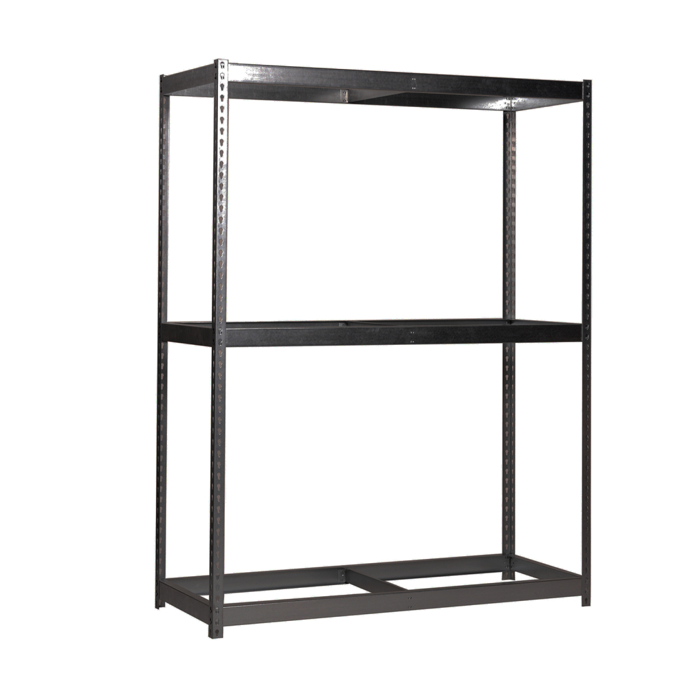Étagère charge moyenne 500 à 600kg - 2000x1800x600 - 3 niveaux Anthracite - SIMON RACK - 8425437099830