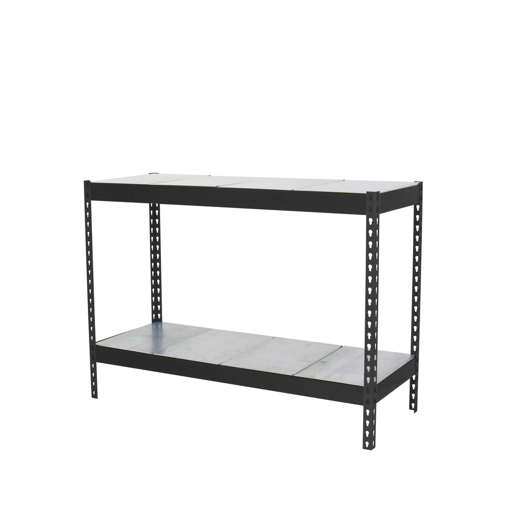 Étagère charge moyenne 500 à 600kg - 900x1500x450 - 2 niveaux Anthracite - SIMON RACK - 8425437101328