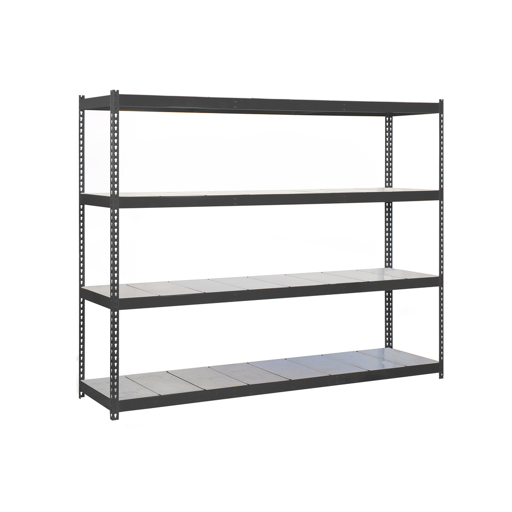 Étagère charge moyenne 500 à 600kg - 2000x2400x450 - 4 niveaux Anthracite - SIMON RACK - 8425437101717
