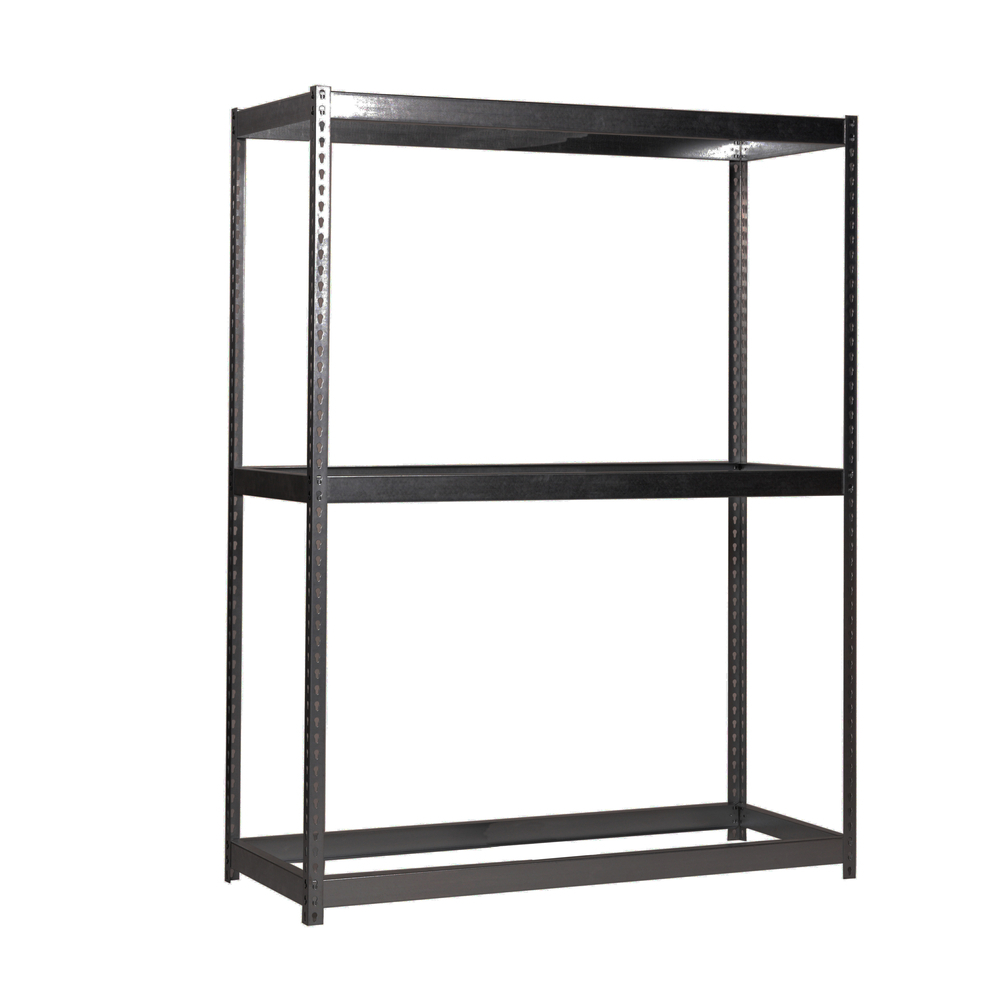 Étagère charge moyenne 400kg - 2000x1200x600 - 3 niveaux Anthracite - SIMON RACK - 8425437102196