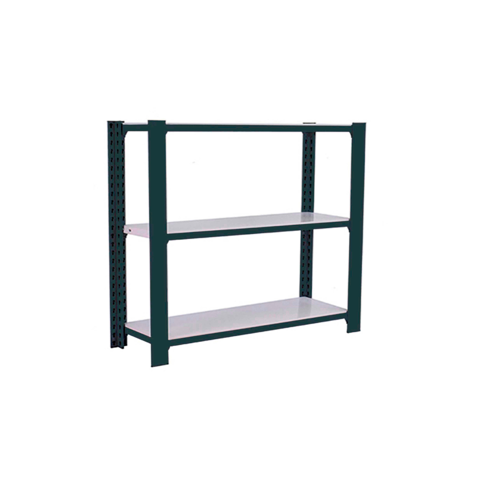 Rayonnage de bureau charge légère sans vis 1000x900x400 - 3 niveaux Anthracite/Blanc - SIMON RACK - 8425437103384