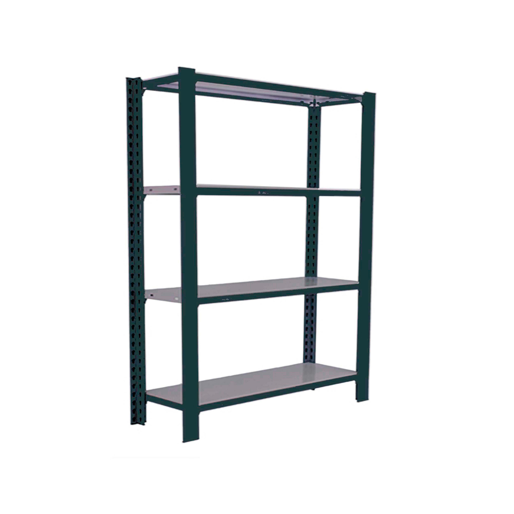 Rayonnage de bureau charge légère sans vis 1500x900x400 - 4 niveaux Anthracite - SIMON RACK - 8425437103469