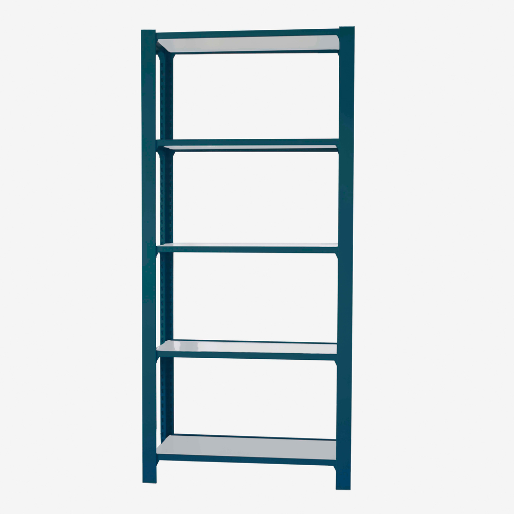 Rayonnage de bureau charge légère sans vis 2100x900x300 - 5 niveaux Anthracite/Blanc - SIMON RACK - 8425437103476