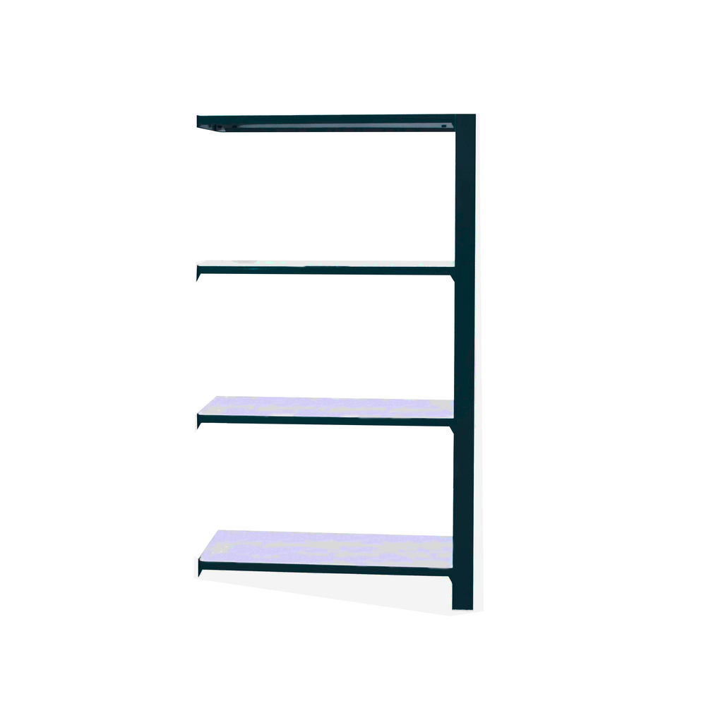 Rayonnage de bureau charge légère sans vis 1500x900x300 - 4 niveaux Anthracite/Blanc - SIMON RACK - 8425437103599
