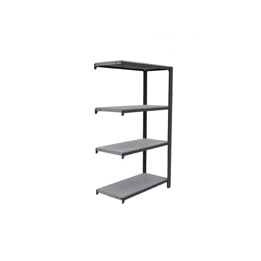 Rayonnage de bureau charge légère sans vis 1500x900x300 - 4 niveaux Anthracite - SIMON RACK - 8425437103612