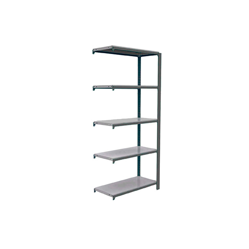 Rayonnage de bureau charge légère sans vis 2100x900x400 - 5 niveaux Anthracite - SIMON RACK - 8425437103704