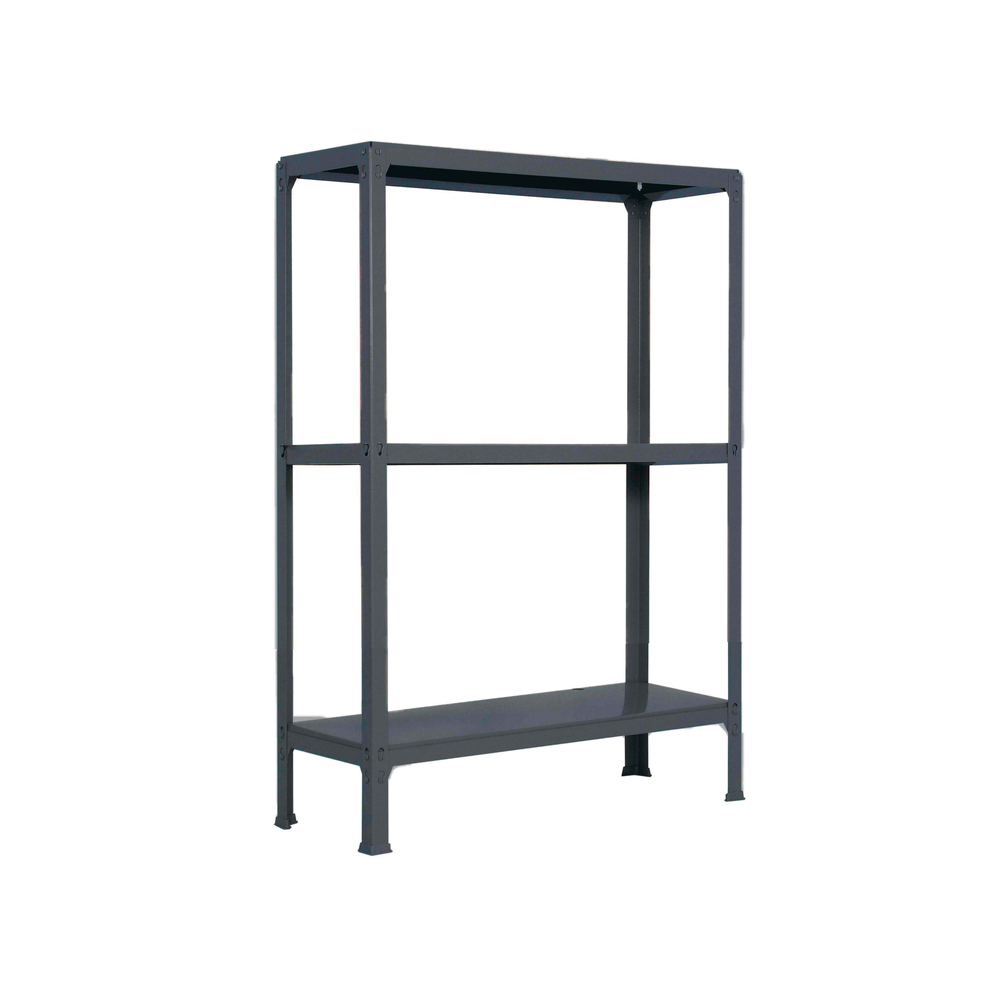 Rayonnage intérieur 900x800x300 - 3 niveaux Anthracite - SIMON RACK - 8425437104251