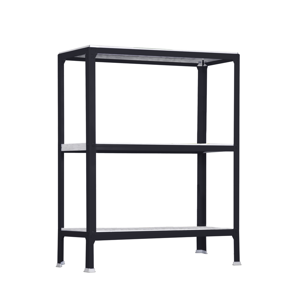 Rayonnage intérieur 900x800x300 - 3 niveaux Anthracite - SIMON RACK - 8425437104374