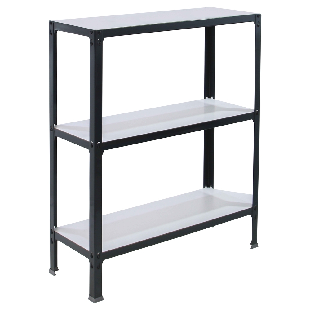 Rayonnage intérieur 900x800x300 - 3 niveaux Blanc - SIMON RACK - 8425437104435