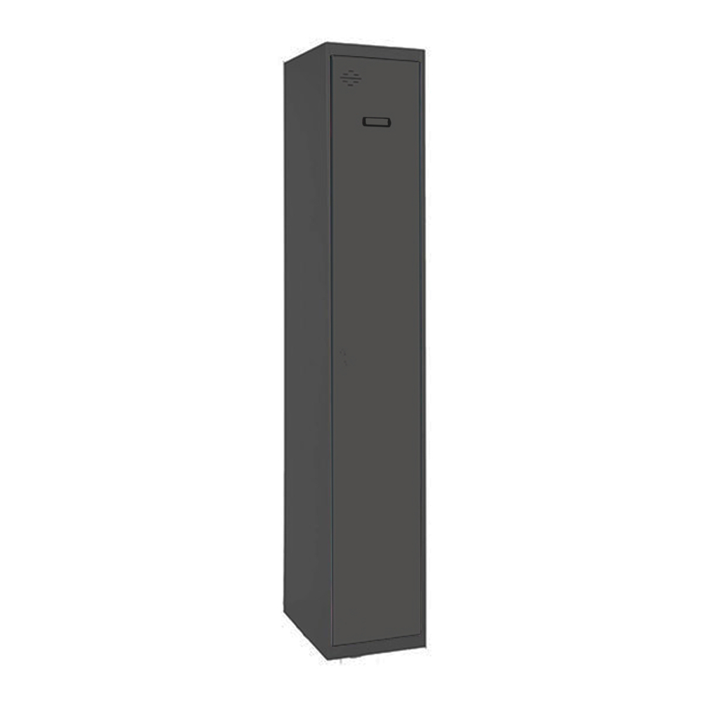 Vestiaire métallique monté 1800x300x500 - 1 niveau Anthracite - SIMON RACK - 8425437104558