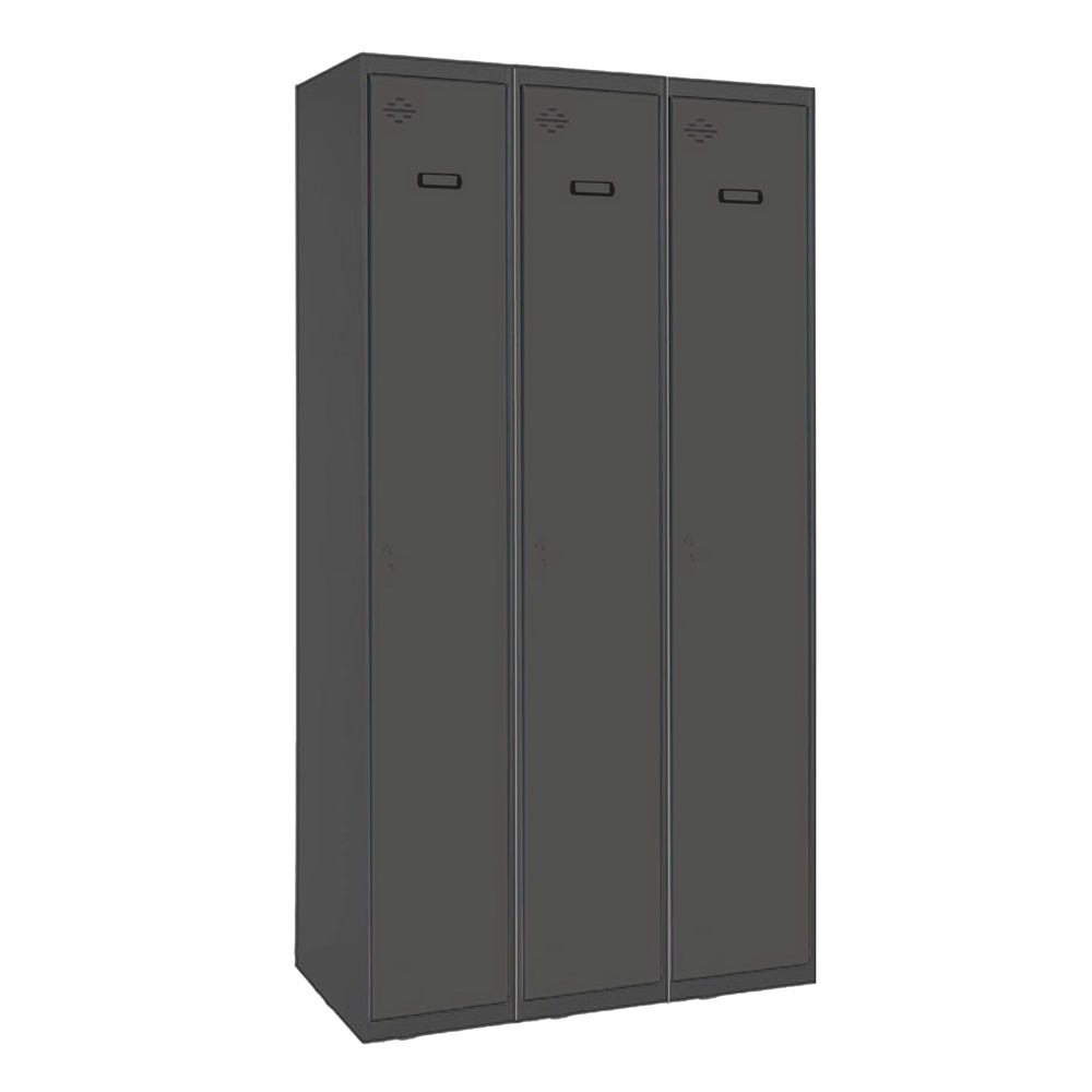 Vestiaire métallique monté 1800x900x500 - 1 niveau Anthracite - SIMON RACK - 8425437104572