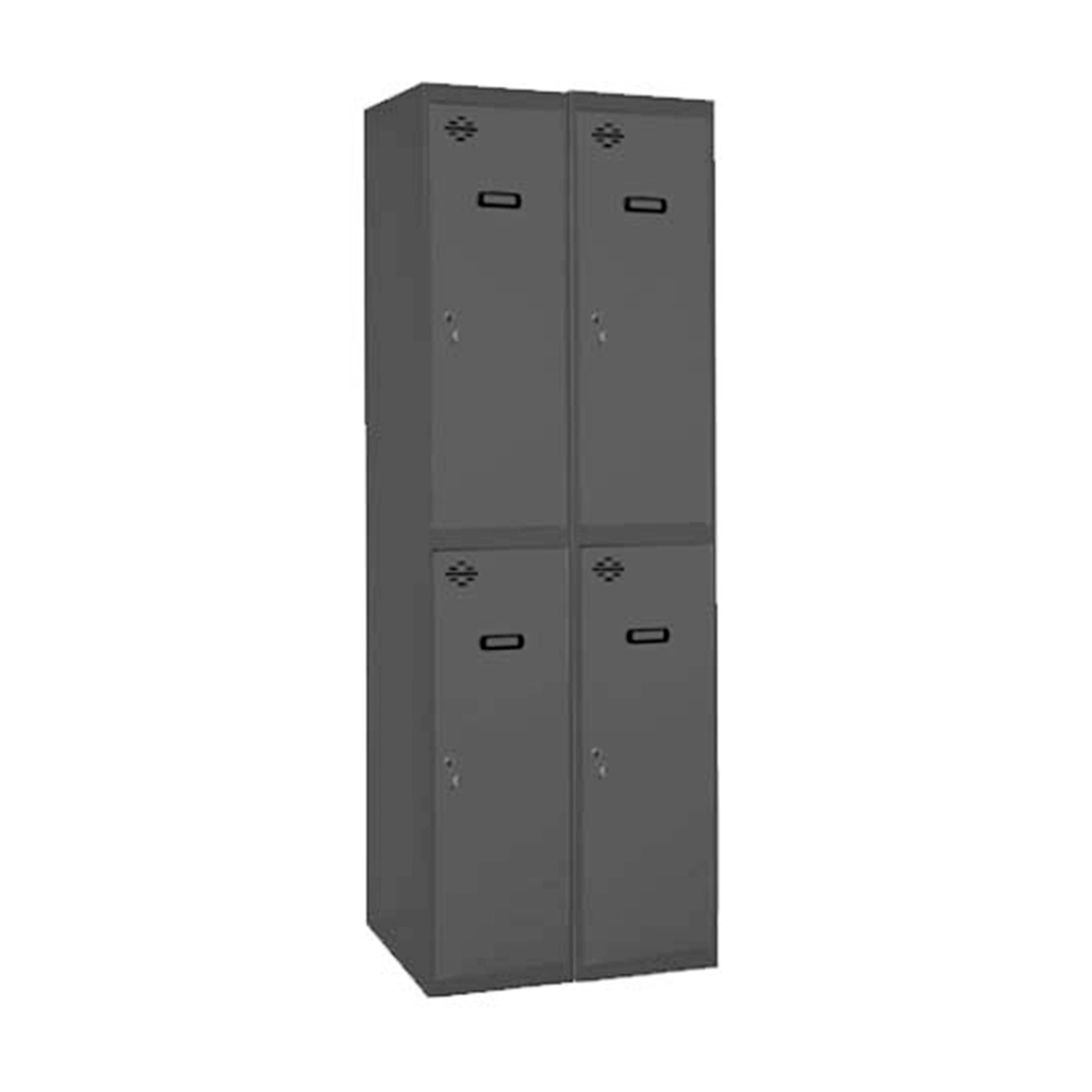 Vestiaire métallique monté 1800x800x500 - Anthracite - SIMON RACK - 8425437104671